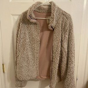 Blush Pink Sherpa Jacket - Altar'd State